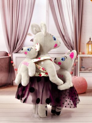 Именная игрушка мама мышка Вика